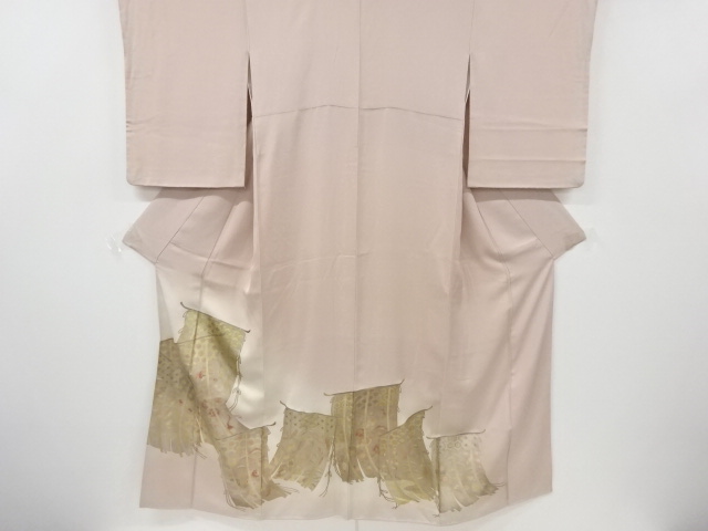 JAPANESE KIMONO / IRO-TOMESODE / KICHO PATTERN